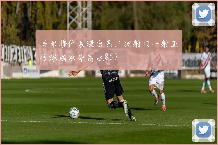 马尔穆什表现出色三次射门一射正传球成功率高达857